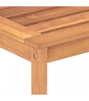 vidaXL Garden Bench 114 cm Solid Teak Wood