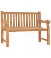 vidaXL Garden Bench 114 cm Solid Teak Wood