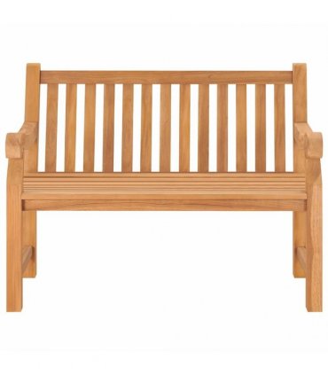 vidaXL Garden Bench 114 cm Solid Teak Wood