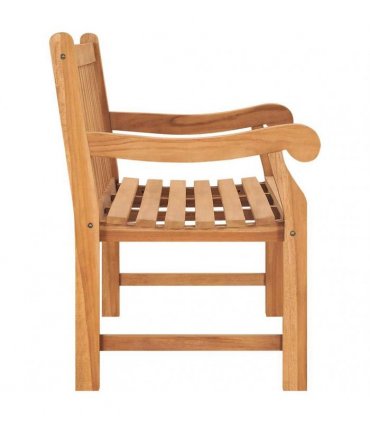 vidaXL Garden Bench 114 cm Solid Teak Wood