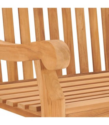 vidaXL Garden Bench 114 cm Solid Teak Wood