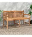 vidaXL Garden Bench 150 cm Solid Teak Wood