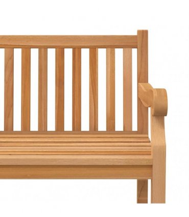 vidaXL Garden Bench 150 cm Solid Teak Wood