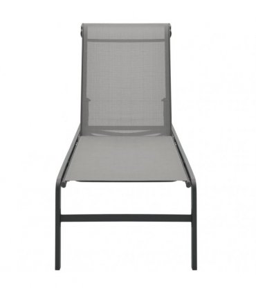 vidaXL Sun Loungers 2 pcs with Table Textilene and Steel