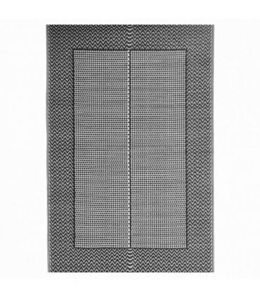 vidaXL Outdoor Rug ARAKIL Black 140x200 cm PP
