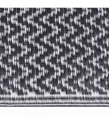 vidaXL Outdoor Rug ARAKIL Black 140x200 cm PP