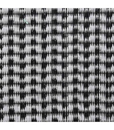 vidaXL Outdoor Rug ARAKIL Black 140x200 cm PP