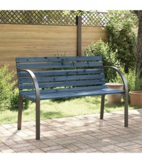 vidaXL Children Garden Bench 81 cm Chinese Fir Wood Grey