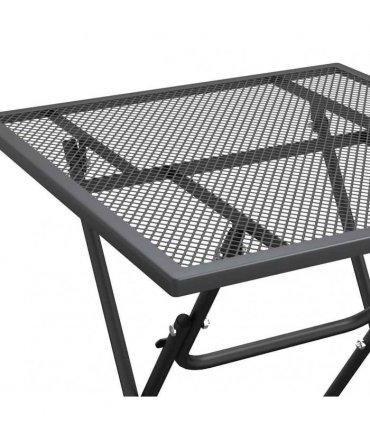 vidaXL Garden Table 60x60x72 cm Expanded Metal Mesh Anthracite