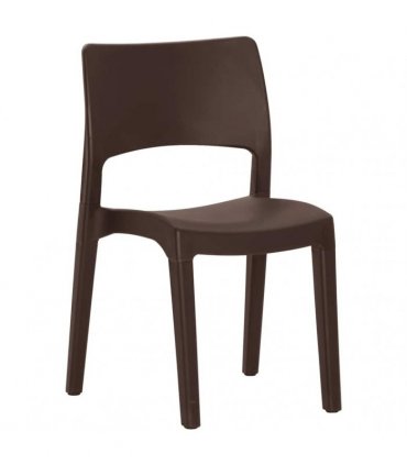 vidaXL Garden Chairs 2 pcs Mocha Polypropylene