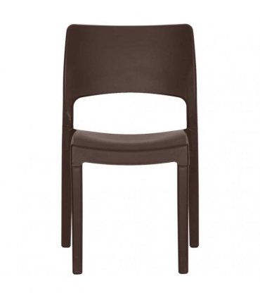 vidaXL Garden Chairs 2 pcs Mocha Polypropylene
