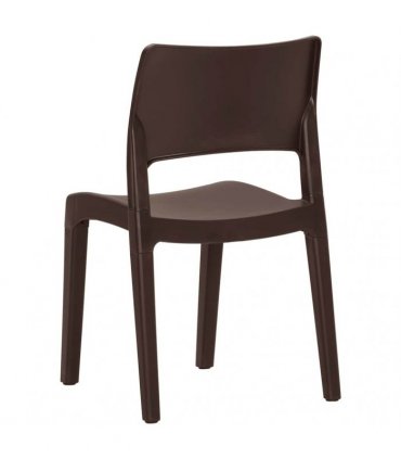 vidaXL Garden Chairs 2 pcs Mocha Polypropylene