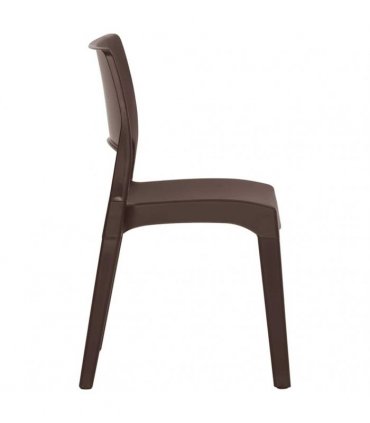 vidaXL Garden Chairs 2 pcs Mocha Polypropylene