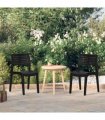 vidaXL Garden Chairs 2 pcs Anthracite Polypropylene