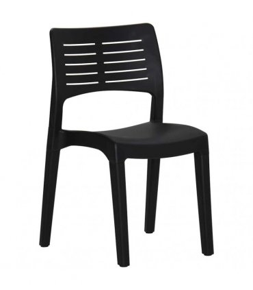 vidaXL Garden Chairs 2 pcs Anthracite Polypropylene