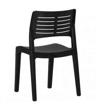 vidaXL Garden Chairs 2 pcs Anthracite Polypropylene