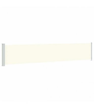 vidaXL Patio Retractable Side Awning 117x614 cm Cream
