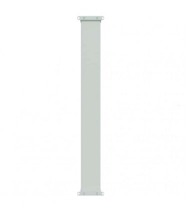 vidaXL Patio Retractable Side Awning 117x614 cm Grey