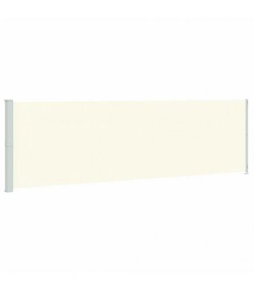 vidaXL Patio Retractable Side Awning 180x614 cm Cream