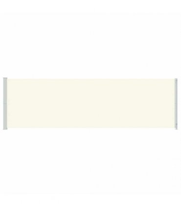 vidaXL Patio Retractable Side Awning 180x614 cm Cream
