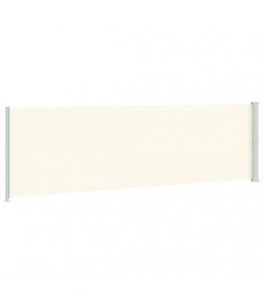 vidaXL Patio Retractable Side Awning 180x614 cm Cream