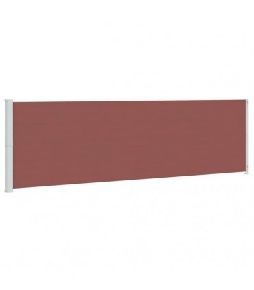 vidaXL Patio Retractable Side Awning 180x600 cm Brown
