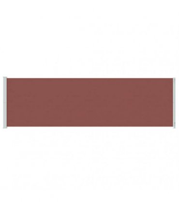 vidaXL Patio Retractable Side Awning 180x600 cm Brown