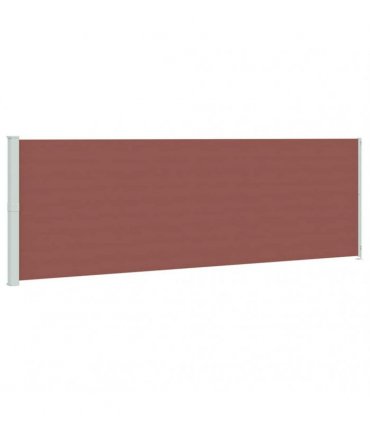 vidaXL Patio Retractable Side Awning 200x614 cm Brown