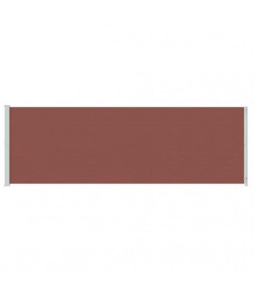 vidaXL Patio Retractable Side Awning 200x614 cm Brown