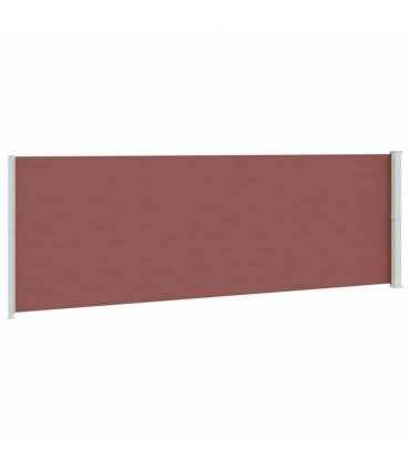 vidaXL Patio Retractable Side Awning 200x614 cm Brown