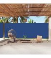 vidaXL Retractable Side Awning Blue 220x1000 cm