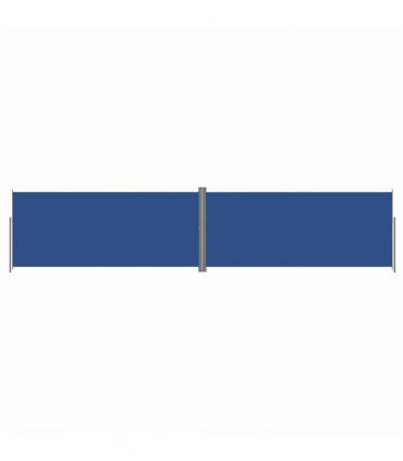 vidaXL Retractable Side Awning Blue 220x1000 cm