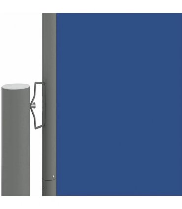 vidaXL Retractable Side Awning Blue 220x1000 cm