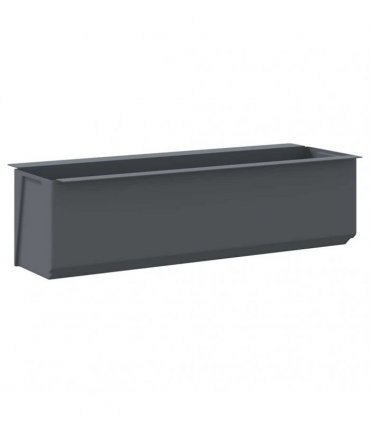 vidaXL Flower Boxes for Euro Pallets 12 pcs Grey 36x13,5x9,5 cm PP