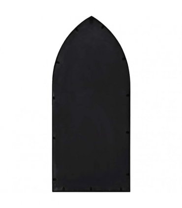vidaXL Garden Mirror Black 70x30 cm Iron for Outdoor Use