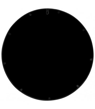 vidaXL Garden Mirror Black 40x2,5 cm Iron Round for Outdoor Use
