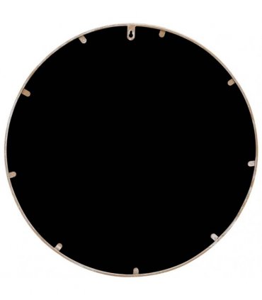 vidaXL Garden Mirror Sand 60x2,5 cm Iron Round for Outdoor Use