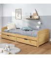 vidaXL Day Bed with 2 Drawers without Mattress "IRUN" 90x200 cm