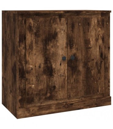 vidaXL Sideboards 3 pcs Smoked Oak Engineered Wood