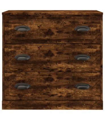 vidaXL Sideboards 2 pcs Smoked Oak Engineered Wood
