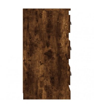 vidaXL Sideboards 2 pcs Smoked Oak Engineered Wood