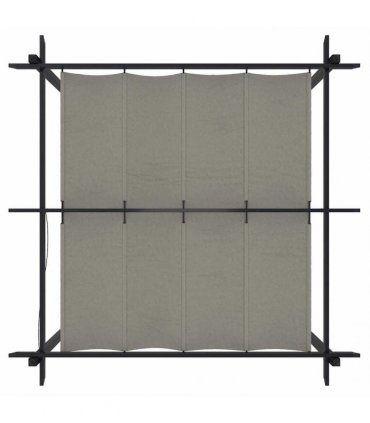 vidaXL Garden Gazebo with Retractable Roof 3x3 m Cream