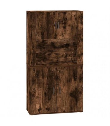 vidaXL Highboard Smoked Oak Engineered Wood