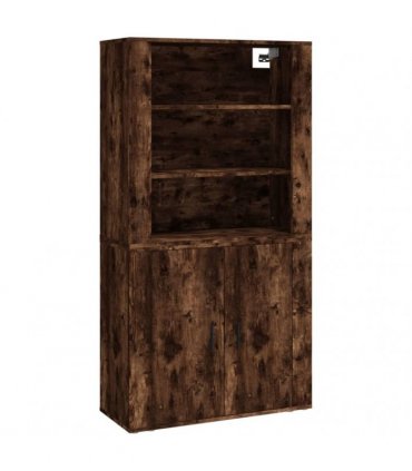 vidaXL Highboard Smoked Oak Engineered Wood