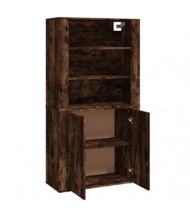 vidaXL Highboard Smoked Oak Engineered Wood