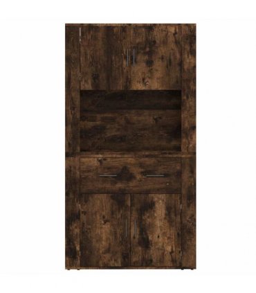 vidaXL Highboard Smoked Oak Engineered Wood