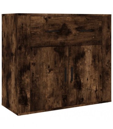 vidaXL Highboard Smoked Oak Engineered Wood
