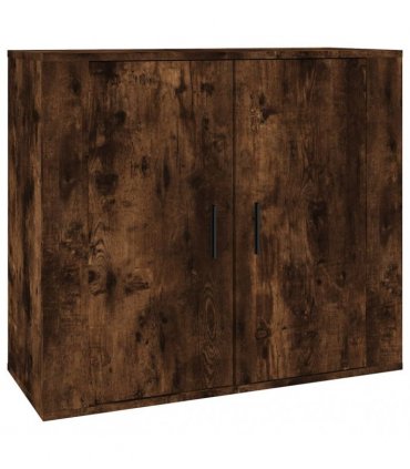 vidaXL Sideboards 3 pcs Smoked Oak Engineered Wood