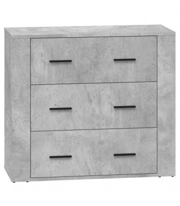vidaXL Sideboards 2 pcs Concrete Grey Engineered Wood