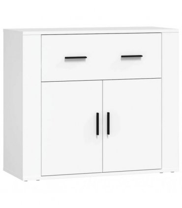 vidaXL Sideboards 3 pcs White Engineered Wood